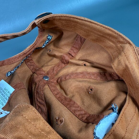 American Needle Gozzer Ranch Idaho Golf & Lake Club Hat Orange Adjustable Strap - Picture 13 of 13